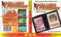 Rolling Thunder ZX Spectrum  box art